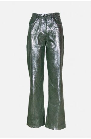 Γυναικείο ελαστικό παντελόνι metalize